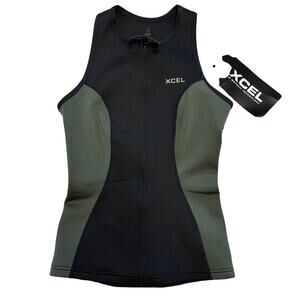 Xcel Front Zip Wetsuit Vest Womens 8 Axis 1/1.5mm Stretch Neoprene New Tags
